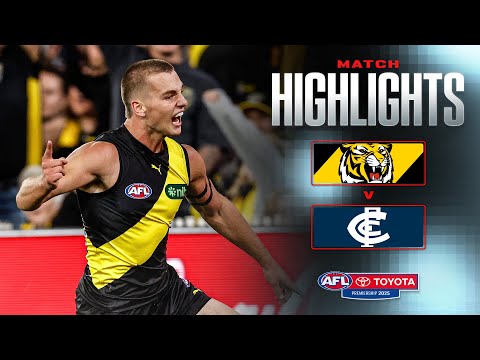 Richmond v Carlton Highlights | Round 1, 2025 | AFL