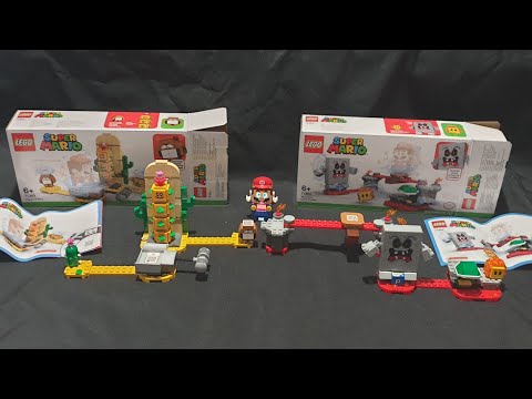 Unboxing: LEGO Super Mario Desert Pokey and Whomp's Lava Trouble Expansion Sets