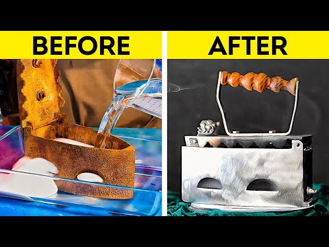 Simple Ways to Restore Old Rusty Objects