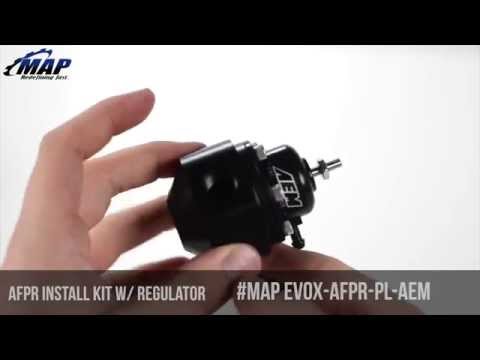 MAP AFPR Install Kit with AEM Fuel Pressure Regulator | Mitsubishi Evo X