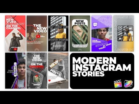 Top Apple Motion Projects: Modern Instagram Stories