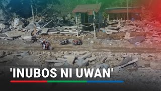 Download lagu Mga kainan sa Baler-Casiguran Road winasak ng storm surge dala ng Bagyong Uwan | ABS-CBN News mp3