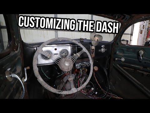 Adding Stewart Warner Gauges To The Dash - 1939 Ford Forgotten Hot Rod
