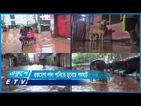 বৃষ্টির পানি ও কোরবানি করা পশুর রক্তে মিশে একাকার | ETV News