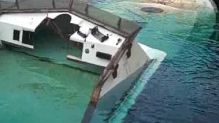 preview picture of video 'Boat Sinking at Guppy Gulch Scuba Training Facility'