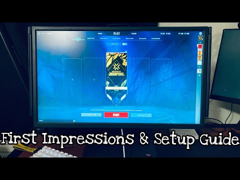 First Impression GAMEPLAY & Monitor SETUP GUIDE with the Zowie 2566K