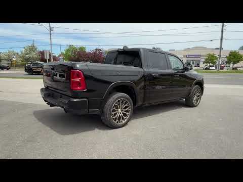 2026 Ram 1500 Limited 4x4 Crew Cab 5'7" Box in Black for sale at Boyer Chrysler Dodge Jeep Ram Fiat Cobourg in Cobourg, ON