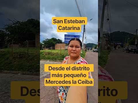 San Esteban Catarina (San Vicente) y Mercedes La Ceiba (La Paz) en zona paracentral de El Salvador