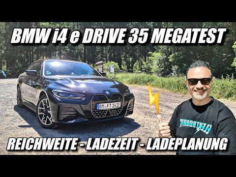 BMW i4 e Drive 35 Megatest! Echte Reichweite - Ladezeit - Software #elektroauto #bmw #bmwi4