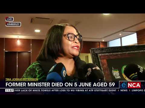 ANC's Nomvula Mokonyane reacts to passing of Tina Joemat Pettersson