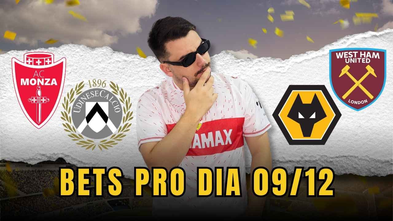 PALPITES E APOSTAS DE FUTEBOL PARA HOJE 09 12 2024 + BILHETE PRONTO (SEGUNDA-FEIRA)