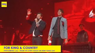 for KING &amp; COUNTRY | &#39;joy&#39; LIVE on Good Morning America | New Years Day 2021