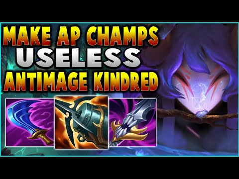 Make Ap Champs Useless With This Anti-Mage Kindred Build! (Wit's end + Maw = Bye Mages)