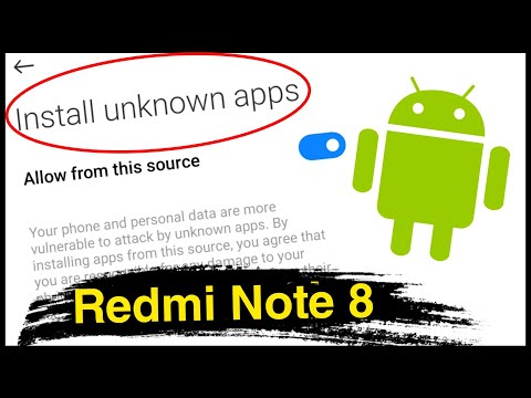 How to Allow Unknown Sources in Redmi Note 8 | Redmi Note 8 Unknown Sources Setting