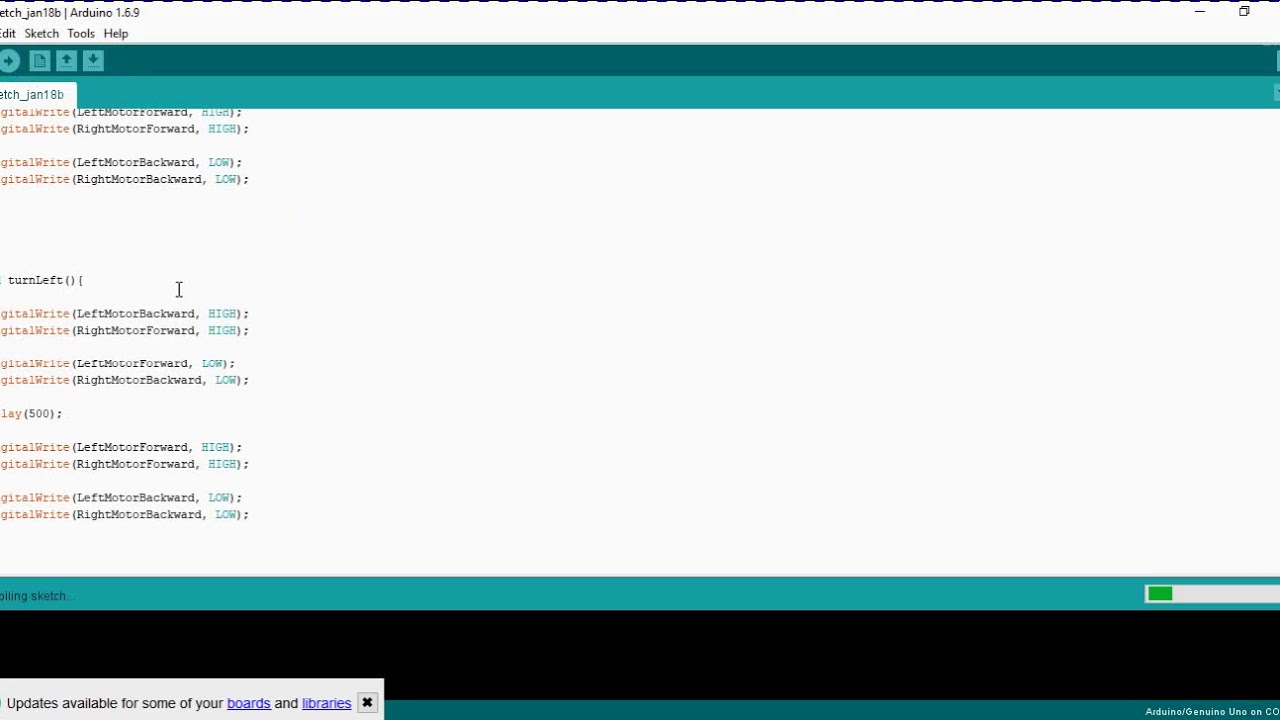 Obstacle avoiding robot using arduino - correct program