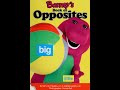 Barney S Book Of Opposites