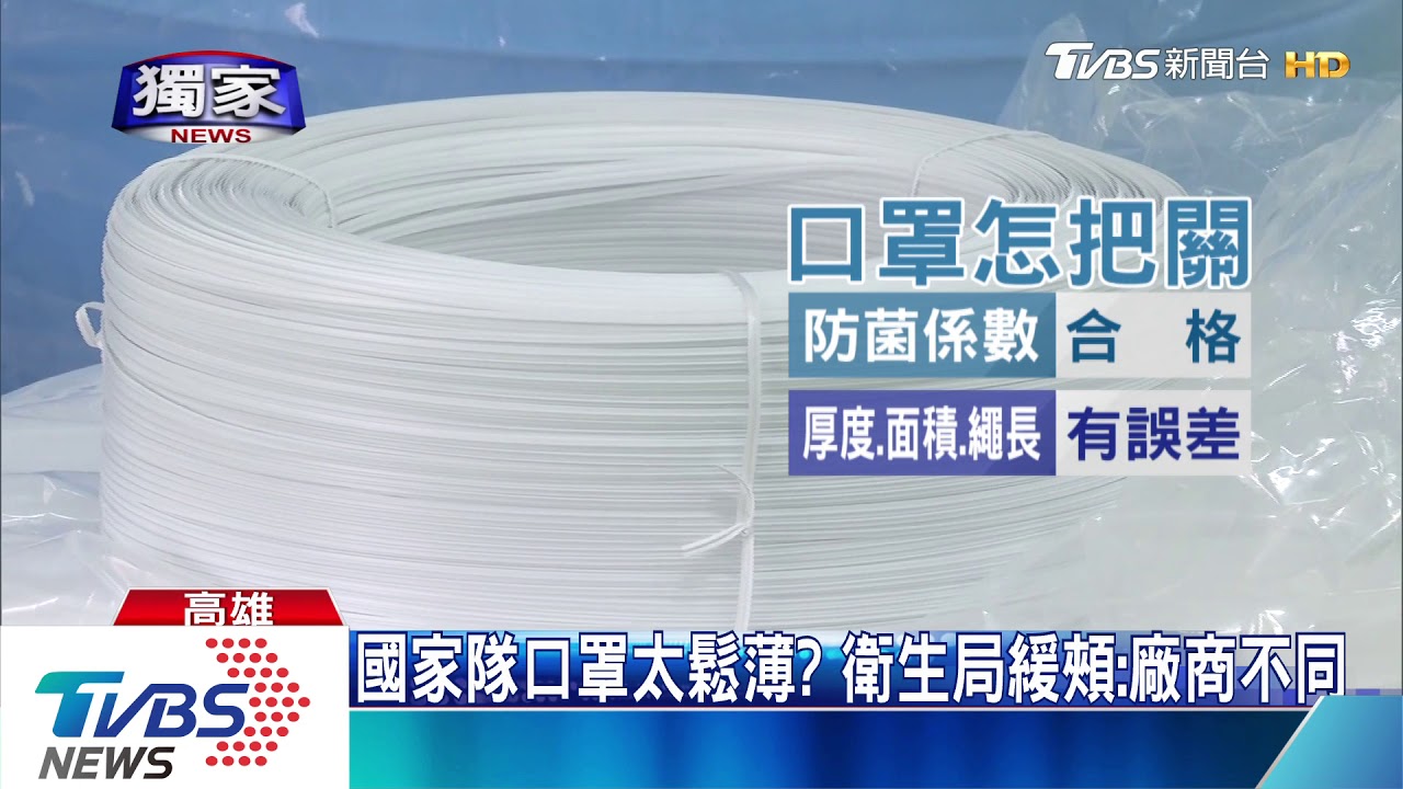 「國家隊」發條鬆了? 民眾怨口罩帶易斷太鬆