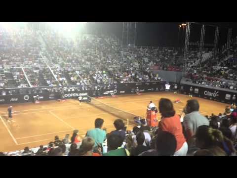 Ferrer vs Fognini Rio Open Final Match Point