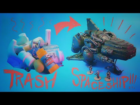 How To Make A SPACESHIP Out Of TRASH