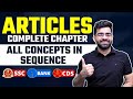Articles Complete Chapter English Grammar For SSC Bank CDS Tarun Grover