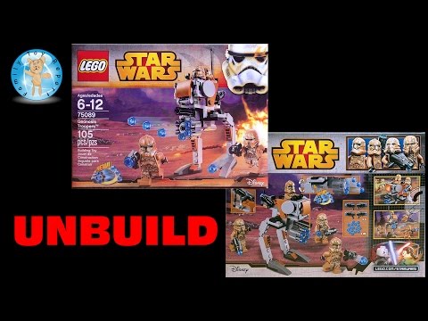 Vidéo LEGO Star Wars 75089 : Soldats Geonosis