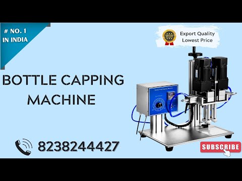 Semi-Automatic Bottle Capping Machine