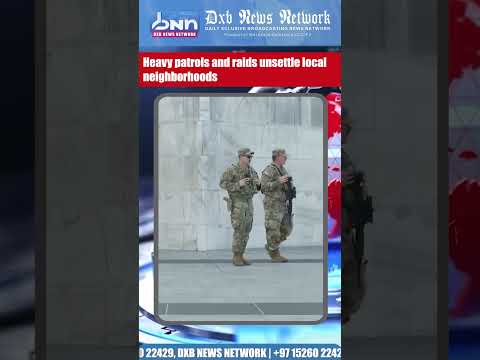 Trump’s Law Enforcement Surge in Washington Faces Backlash | Rising Tension in DC | Dxb News Network