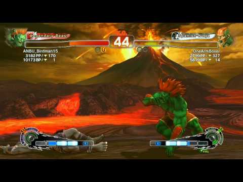 USF4 battle: ANBU_Birdman15 (Blanka) vs OneArmBoxer (Dhalsim)