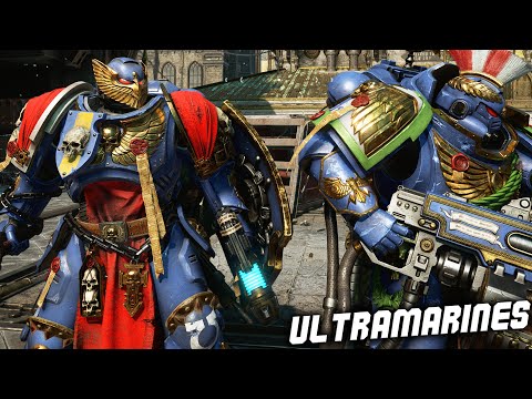 ULTRAMARINES CHAMPION SQUAD vs TYRANID INVASION - Warhammer 40k: Space Marine 2 (4K)