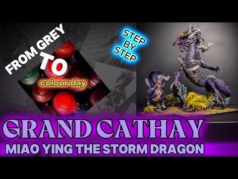 Storm Dragon Ascendant — Painting Miao Ying | Grand Cathay | TUTORIAL -  Warhammer The Old World