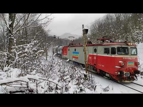 Tren de marfa CFR Marfa cu 474-058-1 si 40-0536-5 impingatoare - 15.01.2021