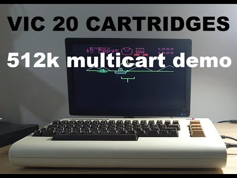 Commodore Vic 20   How Cartridge's Work and my Multicart Demo
