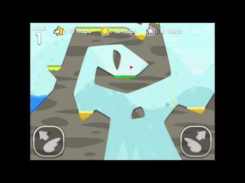 Flappy Golf 2 - Rocky Land Hole 1 (12 flaps)