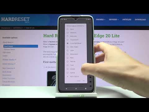 How to Change Ringtone in MOTOROLA Edge 20 Lite – Set Ringtone