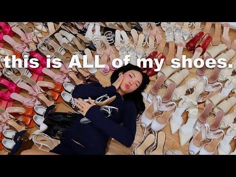 reorganizing my ENTIRE shoe collection (day 4 of becoming a clean girl: year 2)