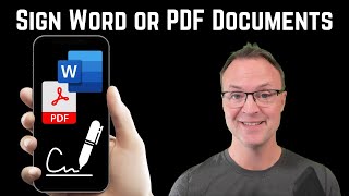 Sign Your PDF or Word Documents on Your Phone