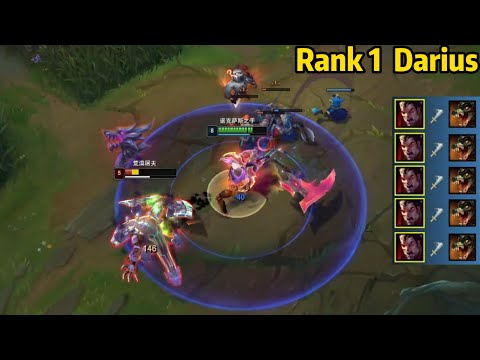 Rank 1 Darius: He Makes a Master Renekton Look Like a Bot