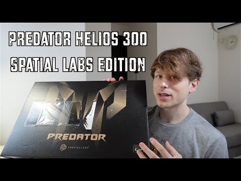 3D Laptop Unboxing! ACER Predator Helios 300 Spatial Labs Edition