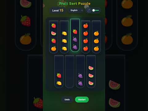 Fruit sort puzzle video thumbnail