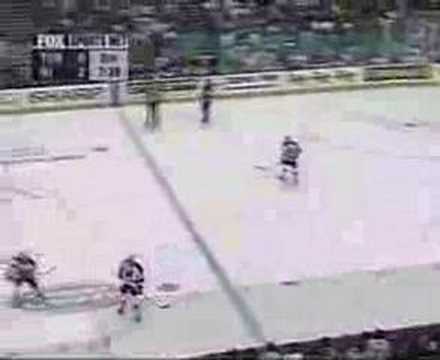 1999-00 Round 2/Game 6: Scott Stevens Flips Cory Cross