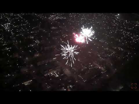 Vuurwerk in Bodegraven op 01-01-19