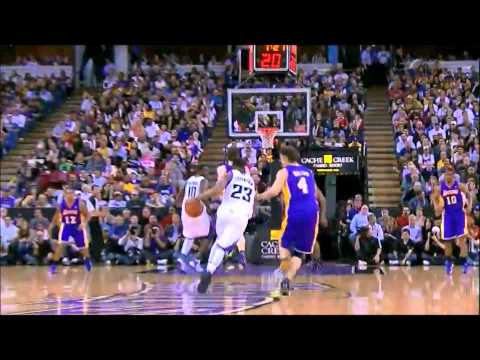 Marcus Thornton Highlights - 33pts 6reb 4ast 2stls - Vs. Los Angeles Lakers - 13/4/11
