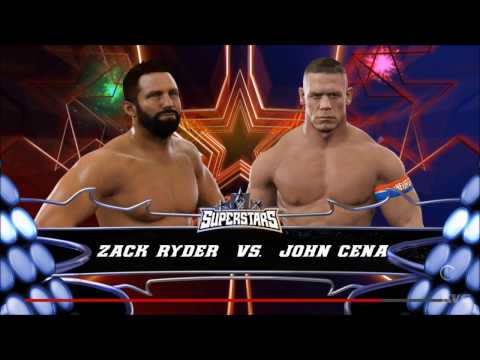 WWE 2K17 - Zack Ryder vs John Cena | Gameplay (HD) [1080p60FPS]