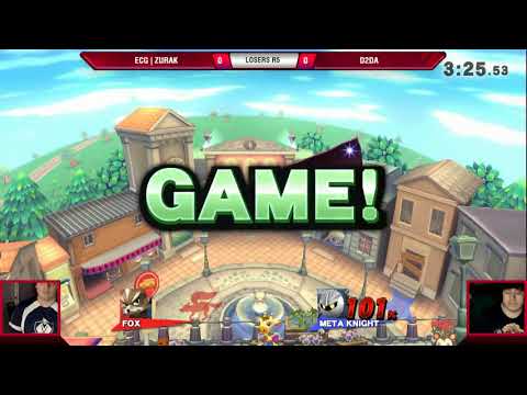 VS weekly 03/22/18 -  Losers R5 - D2DA ( Metaknight ) vs. Zurak ( Fox ) - Smash 4