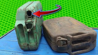 Brilliant idea from an old iron canister