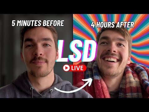 Trying LSD For The First Time - LIVE!