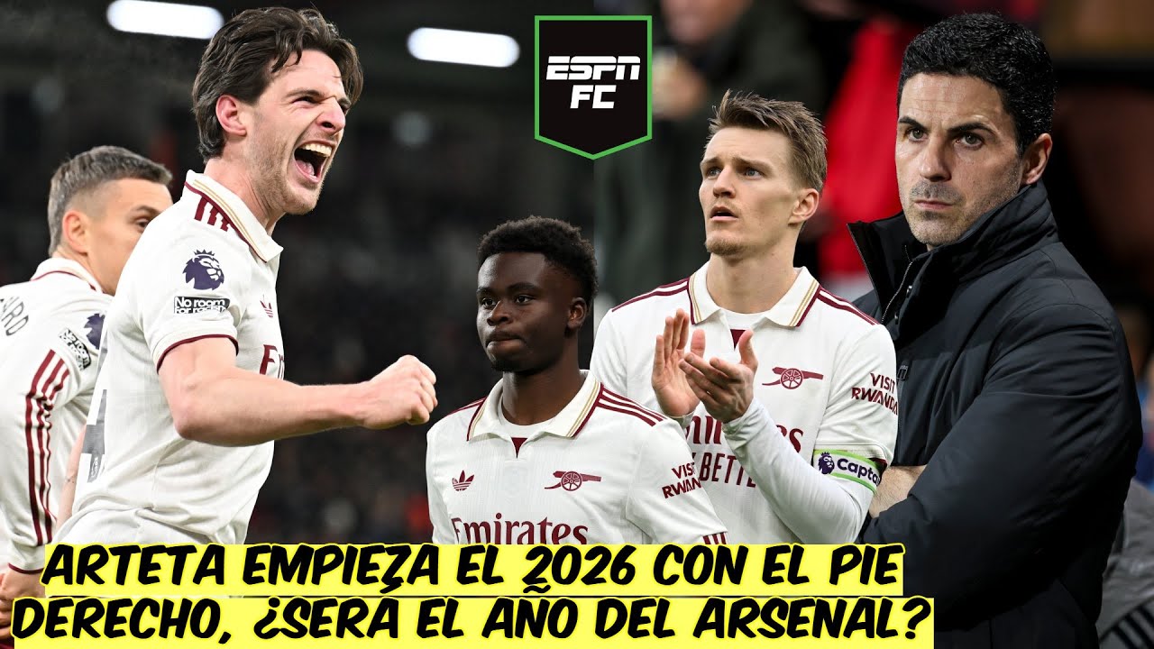 ARSENAL, CANDIDATO AL TÍTULO DE LA PREMIER. REMONTADA y DOBLETE de RICE ante BOURNEMOUTH | ESPN FC