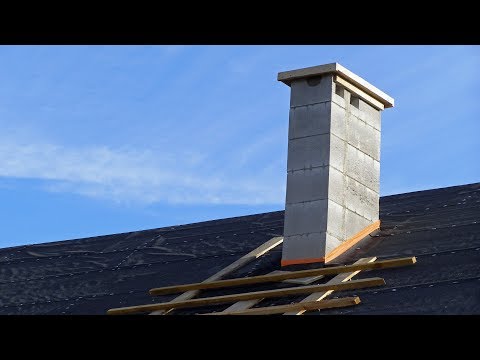 Strawbale Vlog 71 - system chimney - outer part