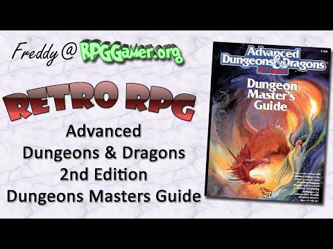 Retro RPG: Advanced Dungeons & Dragons 2nd Edition Dungeon Masters Guide
