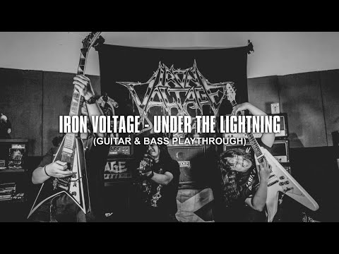 Iron Voltage - Under The Lightning (Guitar & Bass Playthrough w/ Yowdi, Reyga & Eka)
